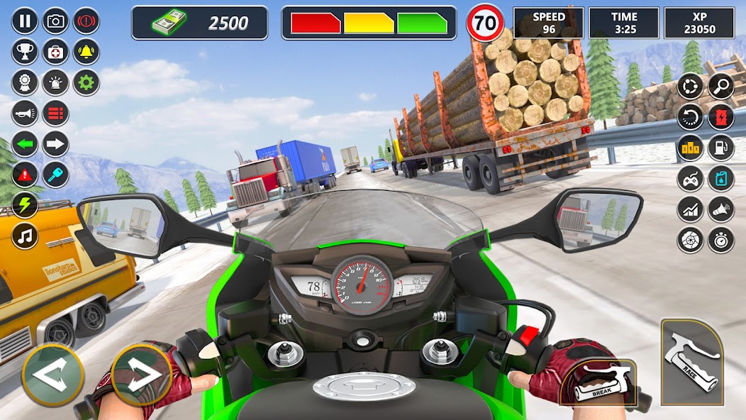 Highway Traffic Bike Racer 1.2.7 APK + Мод (Unlimited money) за Android