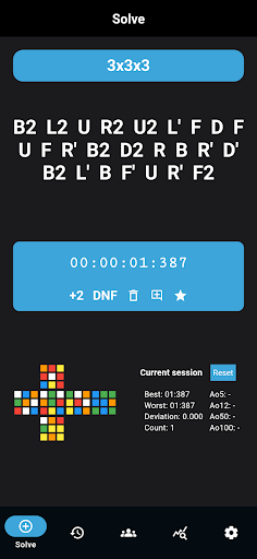 Android application ZCL Timer screenshort