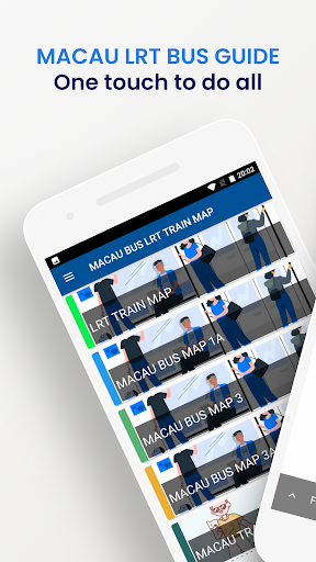 Android application Macau Bus LRT Train Map screenshort