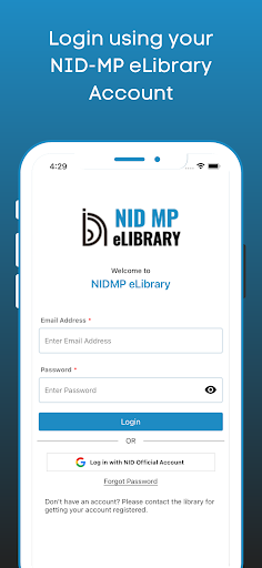 Android application NID MP eLibrary screenshort