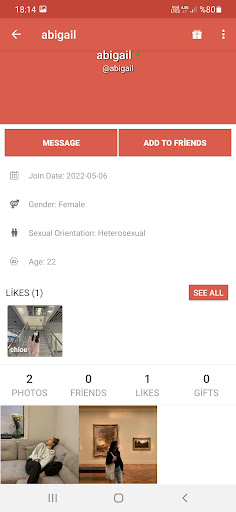 Deaf Dating App - KETE Screen 2