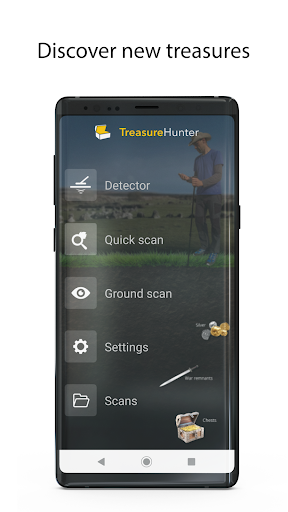 Android application TreasureHunter3D Visualizer screenshort