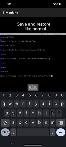 Screenshot of Z-Machine: Play Zork