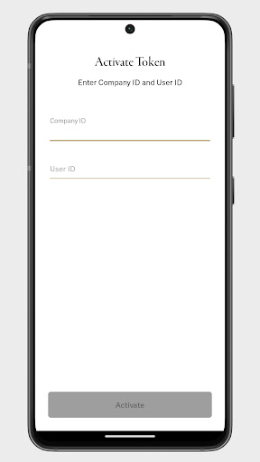 First Republic Corporate Token Screen 3
