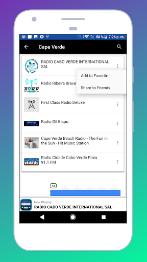 Radio Cape Verde: Radio Online Screen 3