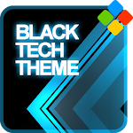 Cover Image of Скачать Black Tech Theme  APK