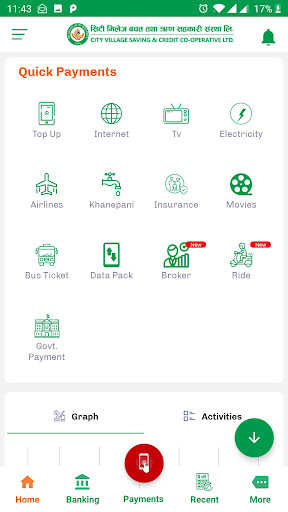 City Village Smart App Screen 2