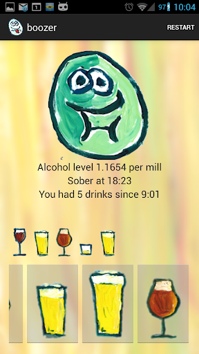 Boozer Alcohol Monitor Screen 3