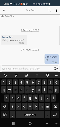 Android application UBS Advisor Messaging 2 screenshort