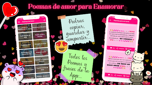 Android application Love Poems screenshort