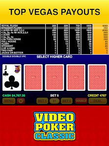 Video Poker en torneos