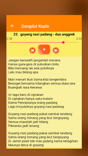 Dangdut Koplo Offline Lirik 6.4 screenshots 1