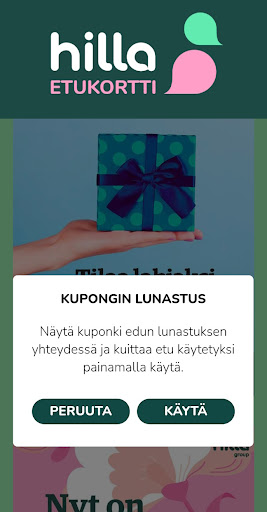 Hilla Etukortti Screen 3