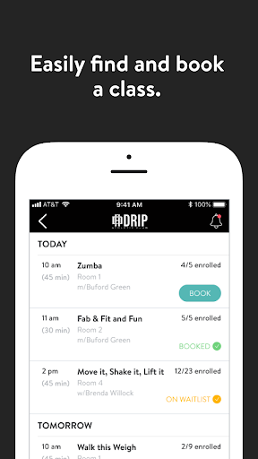 Screenshot of Drip Athletic Club
