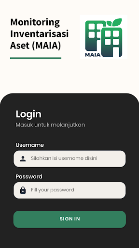 Android application MAIA screenshort