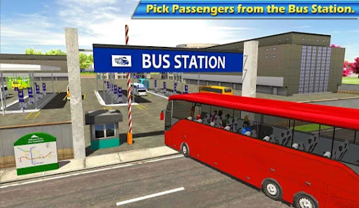 Modern City Bus Parking Games