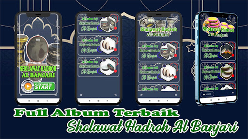 Android application Sholawat Hadroh Albanjari screenshort