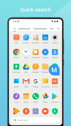 Download Mint Launcher v1.1.4.10 for Android (by Xiaomi) poster-5