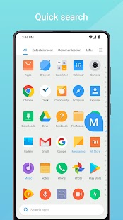 Екранна снимка на Mint Launcher