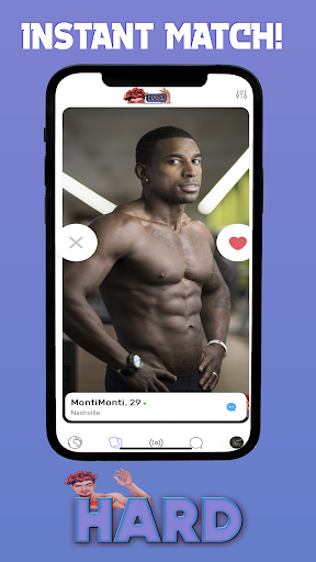 Android application HARD Social - Gay Chat & Date screenshort