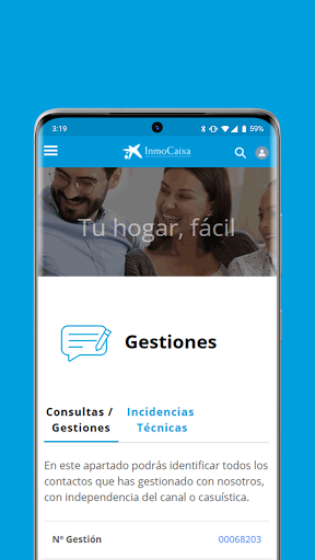 InmoCaixa Portal Cliente Screen 2