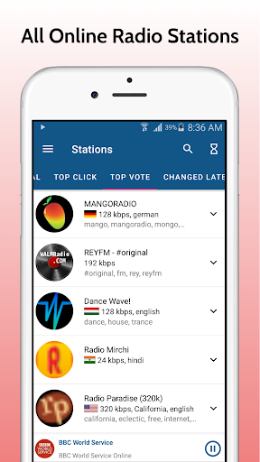 Android application Radio France - French FM screenshort
