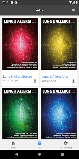 Tidningen Lung & Allergi forum Screen 2
