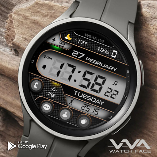 Android application VVA67 Electronic Watch face screenshort