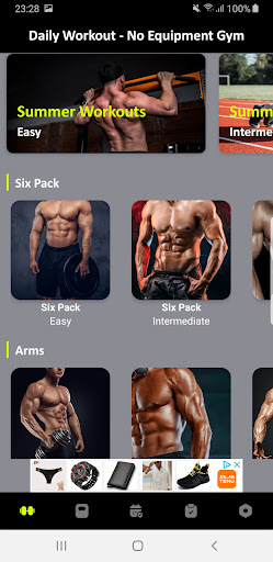 Home workout Loop burning plan Screen 3