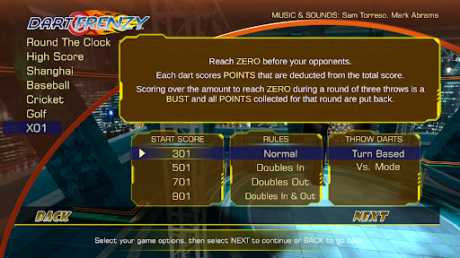 Dart Frenzy Screen 2