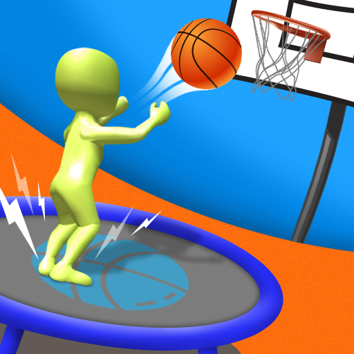 Jump Up 3D: لعبة كرة السلة