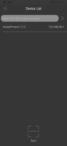 Android application Smart Present screenshort