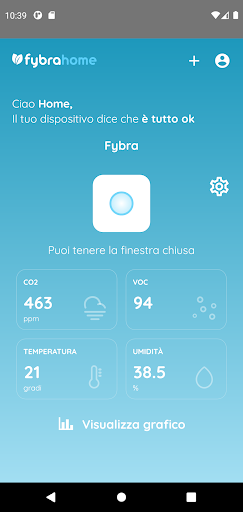 Android application Fybra Home screenshort
