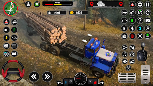 Euro Cargo Mud Truck Driving Screen 3