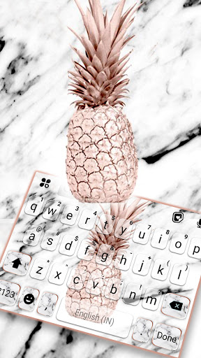Android application Pineapple Marble Keyboard Back screenshort