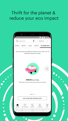 Screenshot of thredUP: Online Thrift Store