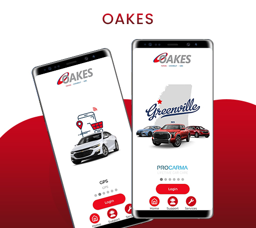 Android application Oakes Auto Care screenshort