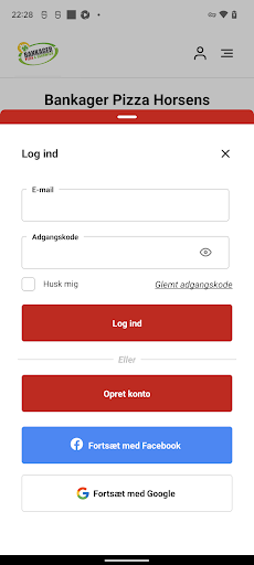 Bankager Pizza Horsens Screen 2