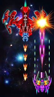 Galaxy Attack Flugzeugspiel Screenshot