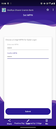 MGB Positive Pay System Screen 3