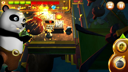 PANDA BOMBER: 3D Dark Lands screen 1