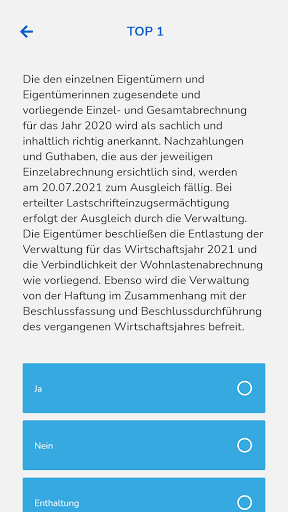 WeVote - WEG Screen 3