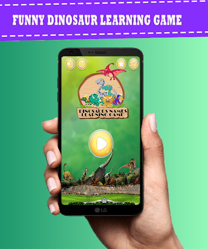 Android application Dinosaurs Name Learning game screenshort