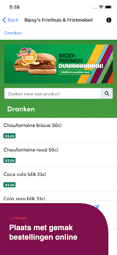 Bipsys friethuis & frietmobiel Screen 2