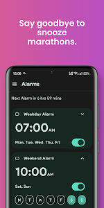 Alarm app for heavy sleepers! Unknown