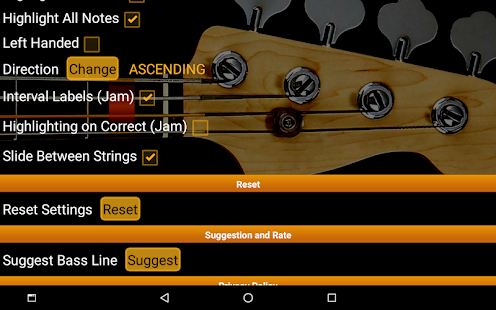 Bass Guitar Tutor Pro Screenshot