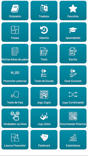 Visualização do aplicativo