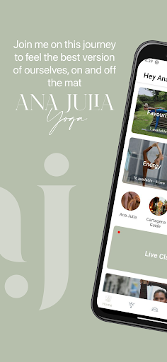 Android application Ana Julia Yoga screenshort