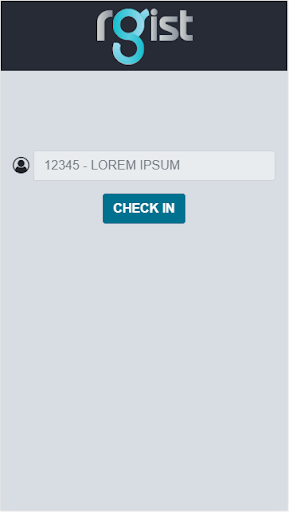 TMS Check-In Screen 2