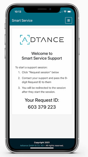 ADTANCE Smart Service Screen 3